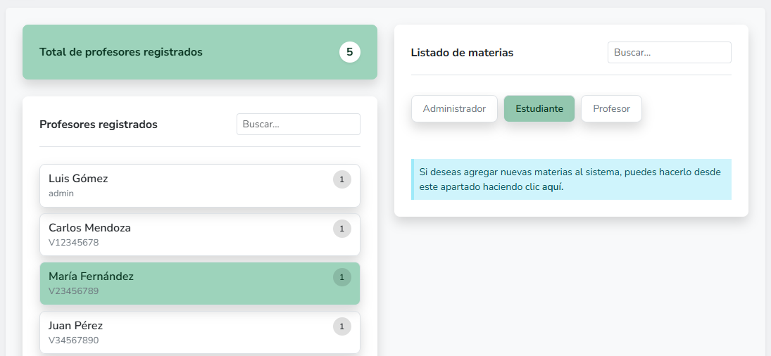 Creación de usuarios y roles Creación de usuarios y roles
